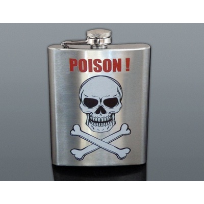 Ploskačka nerez POISON 240 ml