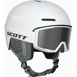 SCOTT Скиорска каска SCOTT Track + Gogle Trace white