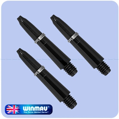 Winmau Carbon 27mm extra krátké černé