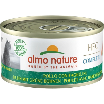 Almo Nature HFC Complete kuře se zelenými fazolkami 6 x 70 g