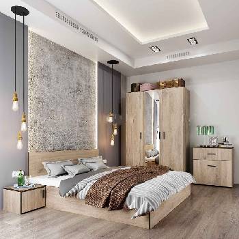 Image 1 of Bogdan Furniture I Спален комплект модел 7056, с плавно затваряне