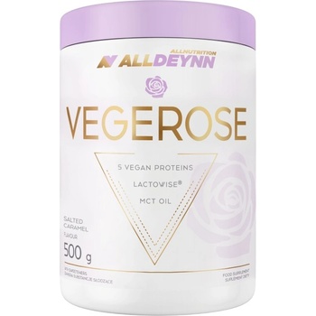 ALLNUTRITION AllDeynn | VegeRose - 5 Vegan Proteins with MCT & Probiotics [500 грама] Солен карамел