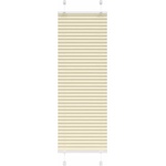 vidaXL Плисирана щора Cream 50x100 cm Ширина на плата 49, 4 cm (4015269)