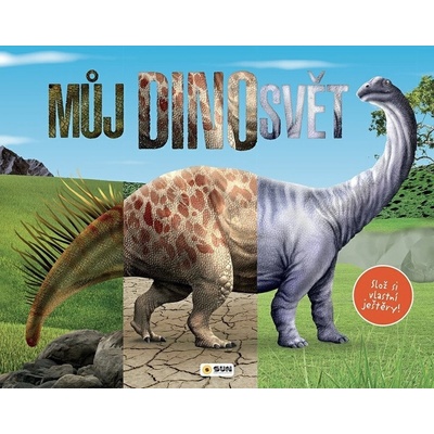 Můj DINO Svět - Slož si vlastní ještěry - XL Kniha - SUN