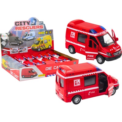 mamido Hasičské auto 1:32 červené