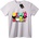 NOONEBRAND Тениска Здравей 2025 Mickey Minnie - 6XL, Black