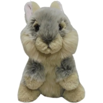 Silky Плюшена играчка Silky - Заек, 18 cm, сив (68663)