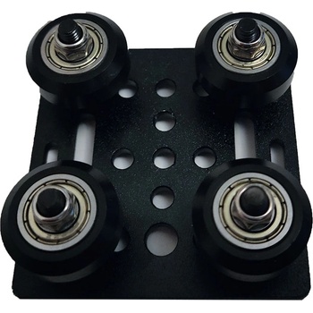 Image 1 of Плоча за монтаж pom с ролки за 2020 профил (sn0158)