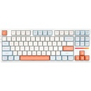 VGN Wireless Gaming Mechanical Keyboard V87 Jelly Orange Dynamic Silver Switches Linear (V87-ORANGE-PS)