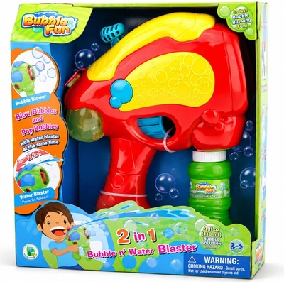 Alltoys Bublifuková a striekacia pištoľ na vodu 2v1