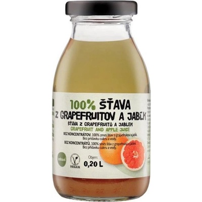 Zdravo 100% grapefruit a jablko 10 x 200 ml