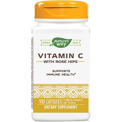 Nature's Way Vitamin C with Rose Hips 500 mg [100 капсули]