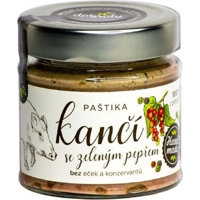 Dobroty z přírody Kančí paštika se zeleným pepřem 150 g