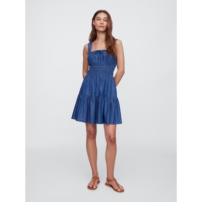 GAP Chambray мини рокли GAP GAP | Sin | ЖЕНИ | XXS