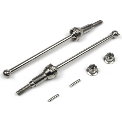 BlackZon Ocelové přední poloosy 2 ks