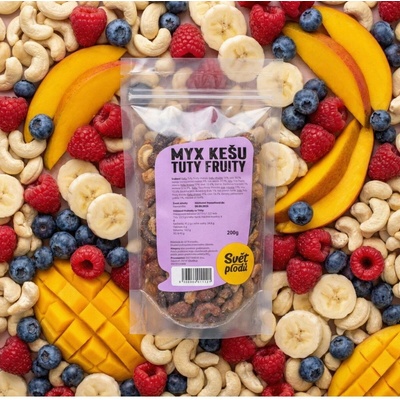 Svět plodů MYX Kešu Tuty Fruity 200 g