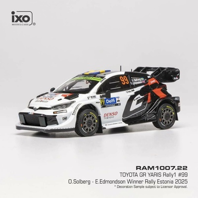 IXO Toyota GR Yaris Rally1 Rally Estonia 2025 99 Solberg Edmondson 1:43