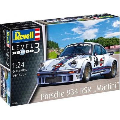 Revell Model auta stavebnica Porsche 934 RSR Martini07685 1:24