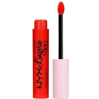 NYX Cosmetics Lip Lingerie XXL дълготрайно матово течно червило 4 ml нюанс 27 On Fuego