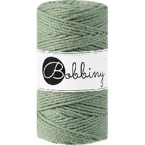 Bobbiny 3PLY Macramé Rope 3 mm 100 m Eucalyptus Green юта (TS-E010)