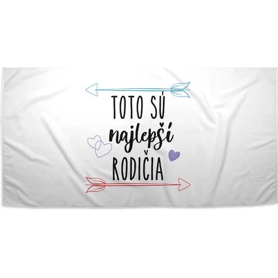 Sablio Uterák Toto sú tí najlepší rodičia 70 x 140 cm