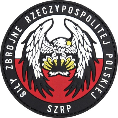 Gumená nášivka 101 Inc znak SZRP - farebná