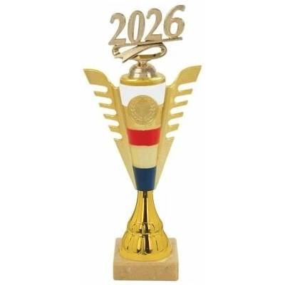 Sportovní trofej TT356 s českou trikolórou 2026