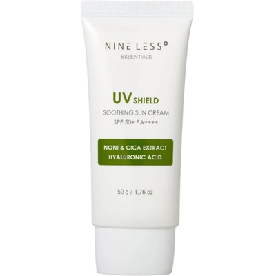 Nine Less Essentials UV Shield Soothing Sun Cream SPF 50+ Hydratačný opaľovací krém s SPF50 50 g