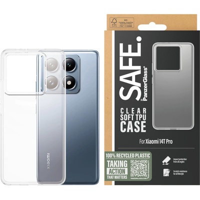 Panzer Гръб Safe Case за Xiaomi 14T Pro 5G - Прозрачен
