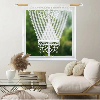 Fliying Dekorativní prolamovaný bílý panel 120x150 cm