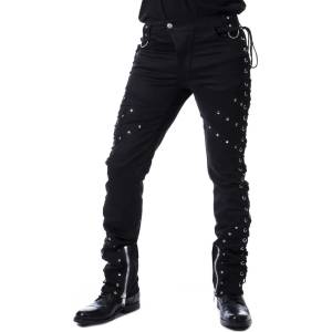 VIXXSIN мъжки панталони vixxsin - hudson - black - p-hudsonm-b