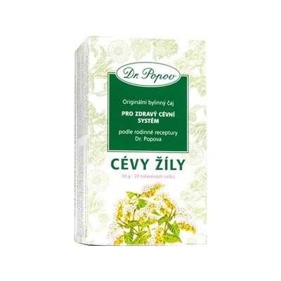 Dr.Popov Cévy žíly bylinný porcovaný čaj 30 g