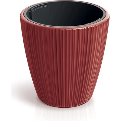Prosperplast Kvetináč ORO s vkladom 19,9 cm retro červená