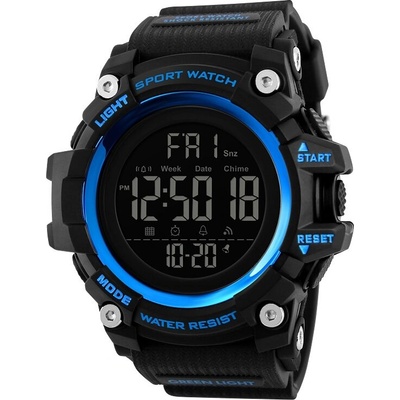 Skmei Спортен мъжки часовник SKMEI Fashion Sport, Удароустойчив, Син (SKMEI-1384-BLUE)