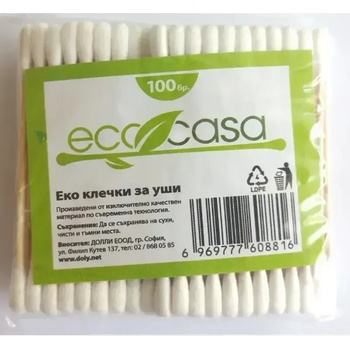 100 клечки за уши в плик ЕКО (6969777608816)