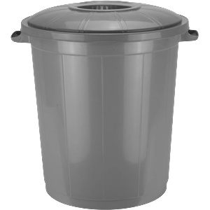 HORECANO cleaning-Кош за смет с капак 50l СИВ (hc-33482) (0133482)