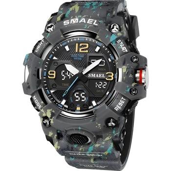 SMAEL Часовник smael em-29497 - Сив kp29497