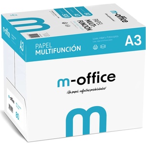 OFITURIA A3 Paper 80g 5 Pack of 500 Sheets Multifunction Paper for Inkjet and Laser Printers A3 Sheets 297 x 420mm Ideal for Office and Home m-office (2500 Sheets) - COM0593 (COM0593)