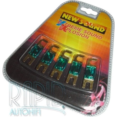 Nožová pojistka Mini ANL New Sound FF60 60A sada 5 kusů