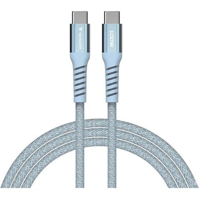 Verbatim 31856 USB, USB C samec - USB C samec, 100W, 1.2m, modrý