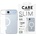 Panzer Гръб Care by PanzerGlass за iPhone Air, MagSafe, SuperSlim, White