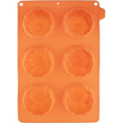 Orion Forma na pečenie silikónová Halloween tekvica 3D mix 6 oranžová