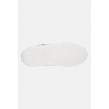 Tommy Hilfiger TH ICON COURT SCRIPT маратонки дамски от кожа (FW0FW09363)