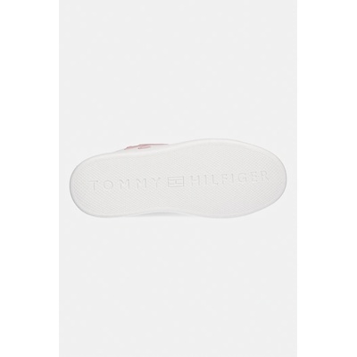 Tommy Hilfiger TH ICON COURT SCRIPT маратонки дамски от кожа (FW0FW09363)