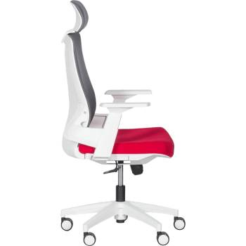 Carmen Президентски офис стол Carmen 7546 - червен - сив (3520356_6)