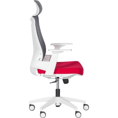 Carmen Президентски офис стол Carmen 7546 - червен - сив (3520356_6)