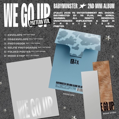 BabyMonster - We Go Up - Pattern - Pharita (CD) (8718627238394)