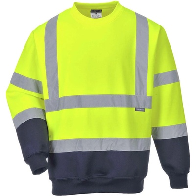 Portwest mikina HiVis dvoubarevná B306 reflexní Žluto navy