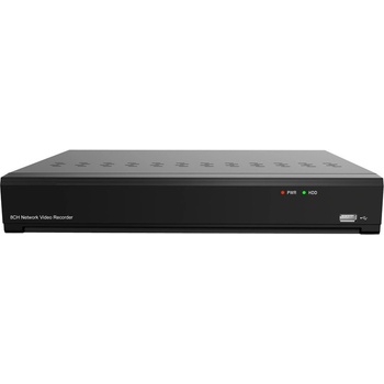 RaySharp IP видеорекордер RaySharp RS-N8208HR-FP, 8 канала, H. 265+/H. 265/H. 264+/H. 264, 1x SATA (до 8TB), 2x USB, 2x RJ-45, PoE, 1x HDMI, 1x VGA (RS-N8208HR-FP)