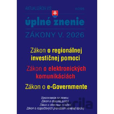Aktualizácia V/2 / 2026 - Štátna služba, informačné technológie - Poradca s.r.o.